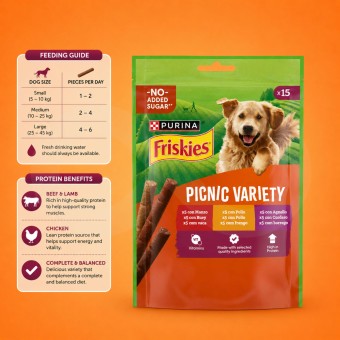 PURINA� FRISKIES Snack Picnic Variety 15 uni