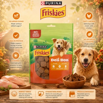 PURINA� FRISKIES Deli Bon Pollo 130g