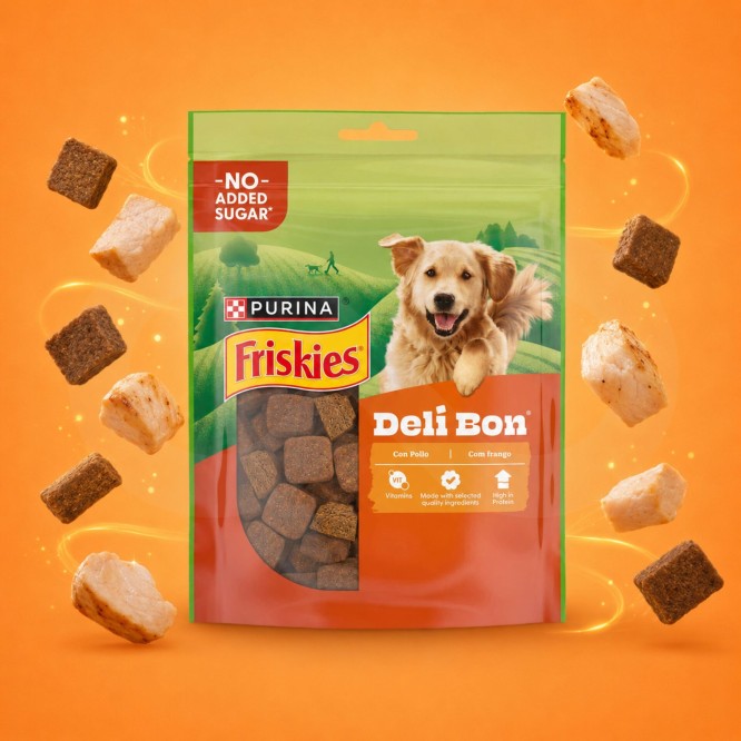 PURINA� FRISKIES Deli Bon Pollo 130g