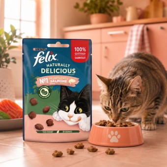 PURINA® FELIX Snack Naturally Delicious Saumon 50g
