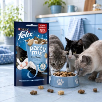PURINA� FELIX Snack Party Mix Dairy Delight 60g