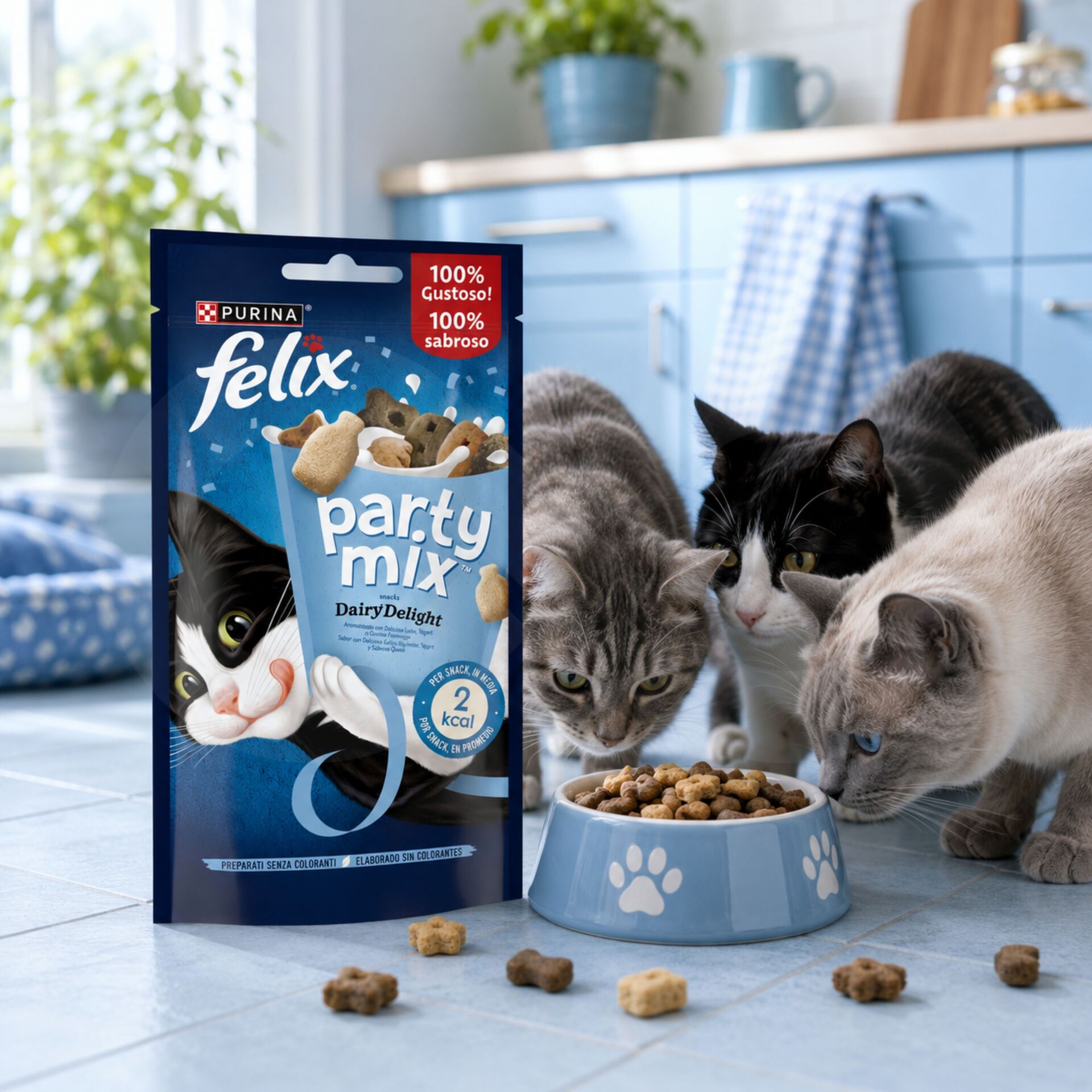 PURINAŽ FELIX Snack Party Mix Dairy Delight 60g