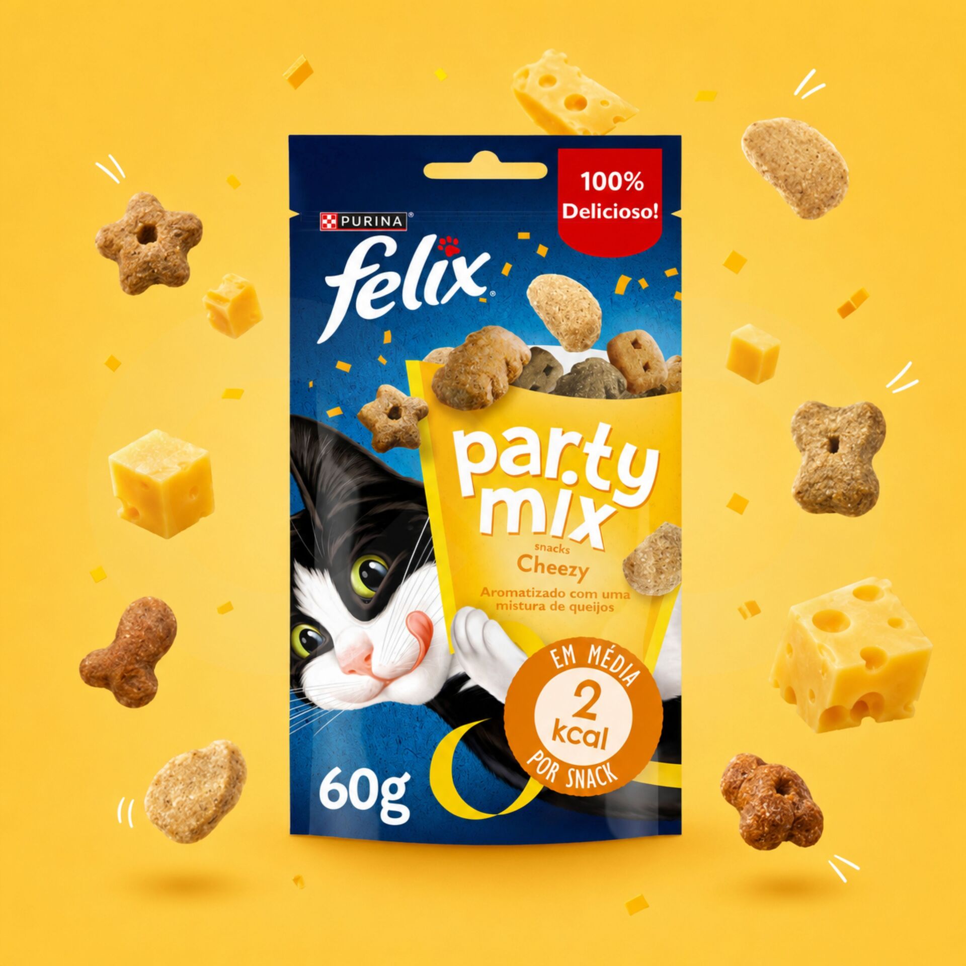 PURINAŽ FELIX Snack Party Mix Cheezy 60g