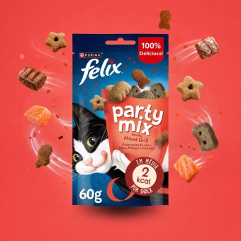 PURINA� FELIX Snack Party Mix Mixed Grill 60g