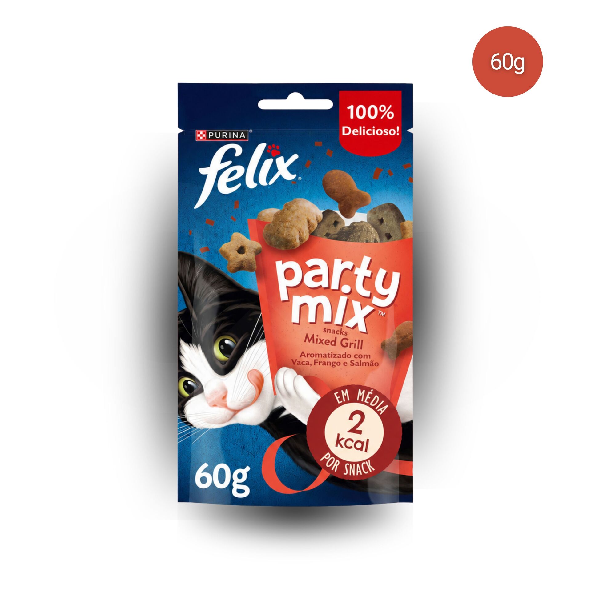 PURINA® FELIX Snack Party Mix Mixed Grill 60g