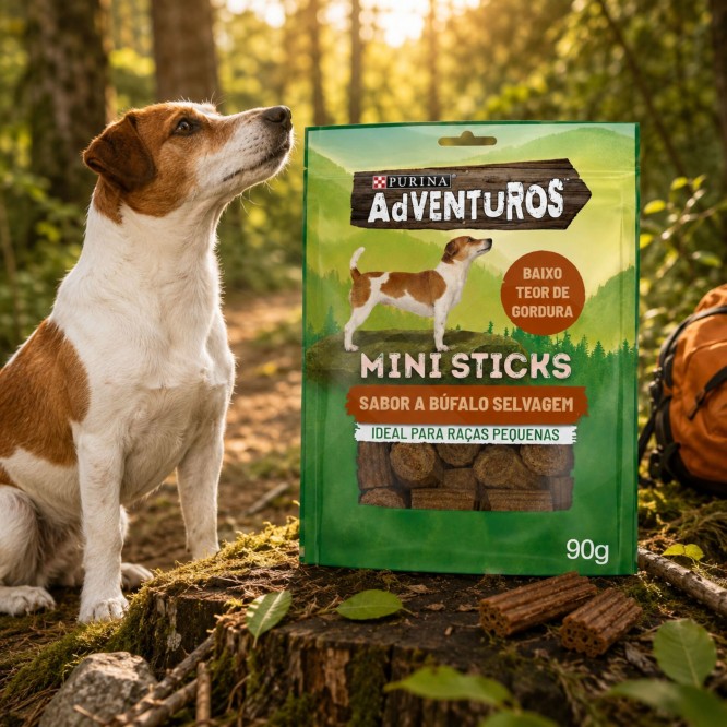 PURINAź ADVENTUROS Mini Sticks Bawól 90g