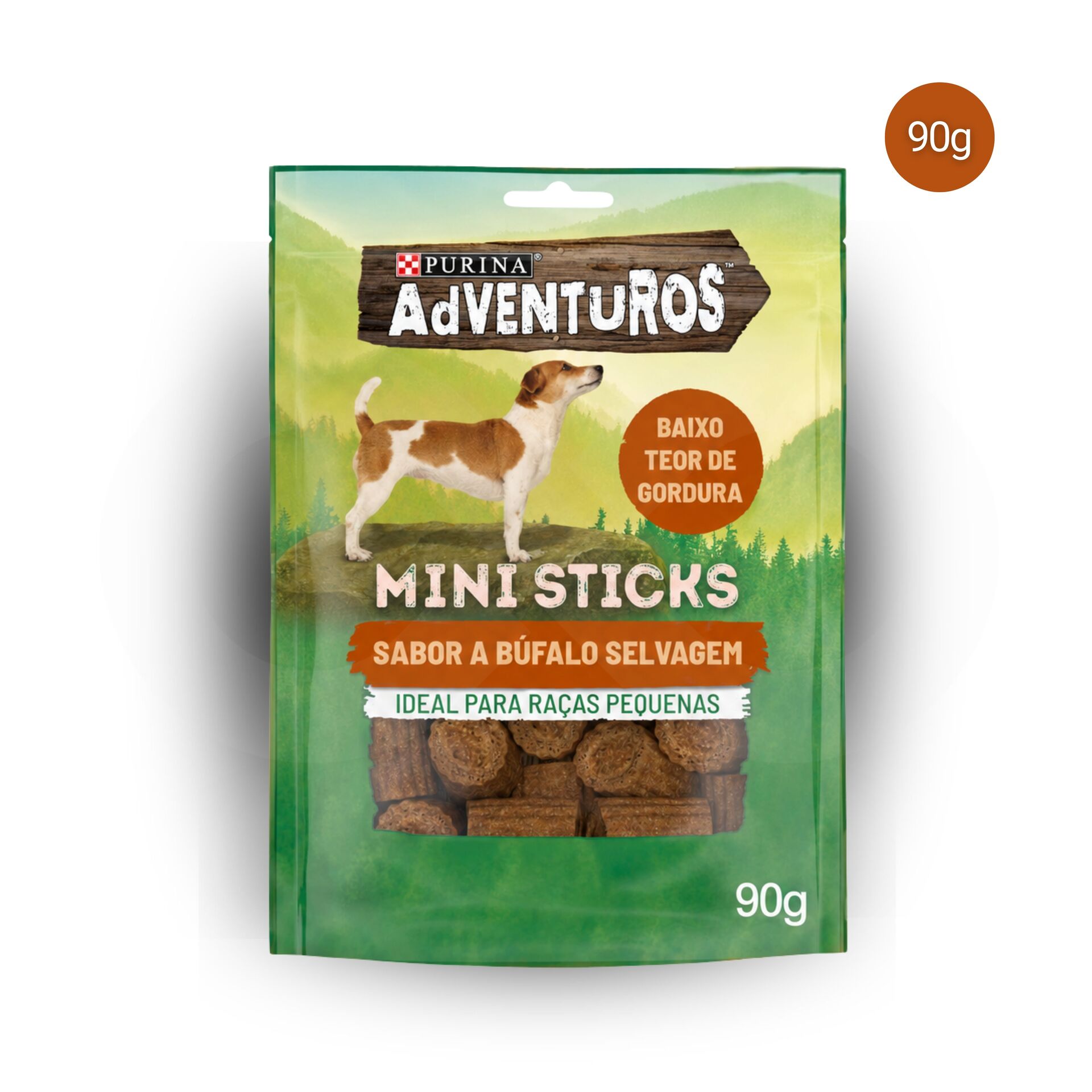 PURINAź ADVENTUROS Mini Sticks Bawól 90g