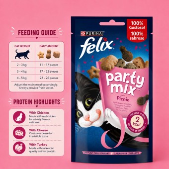 PURINAŽ FELIX Snack Party Mix Picnic 60g