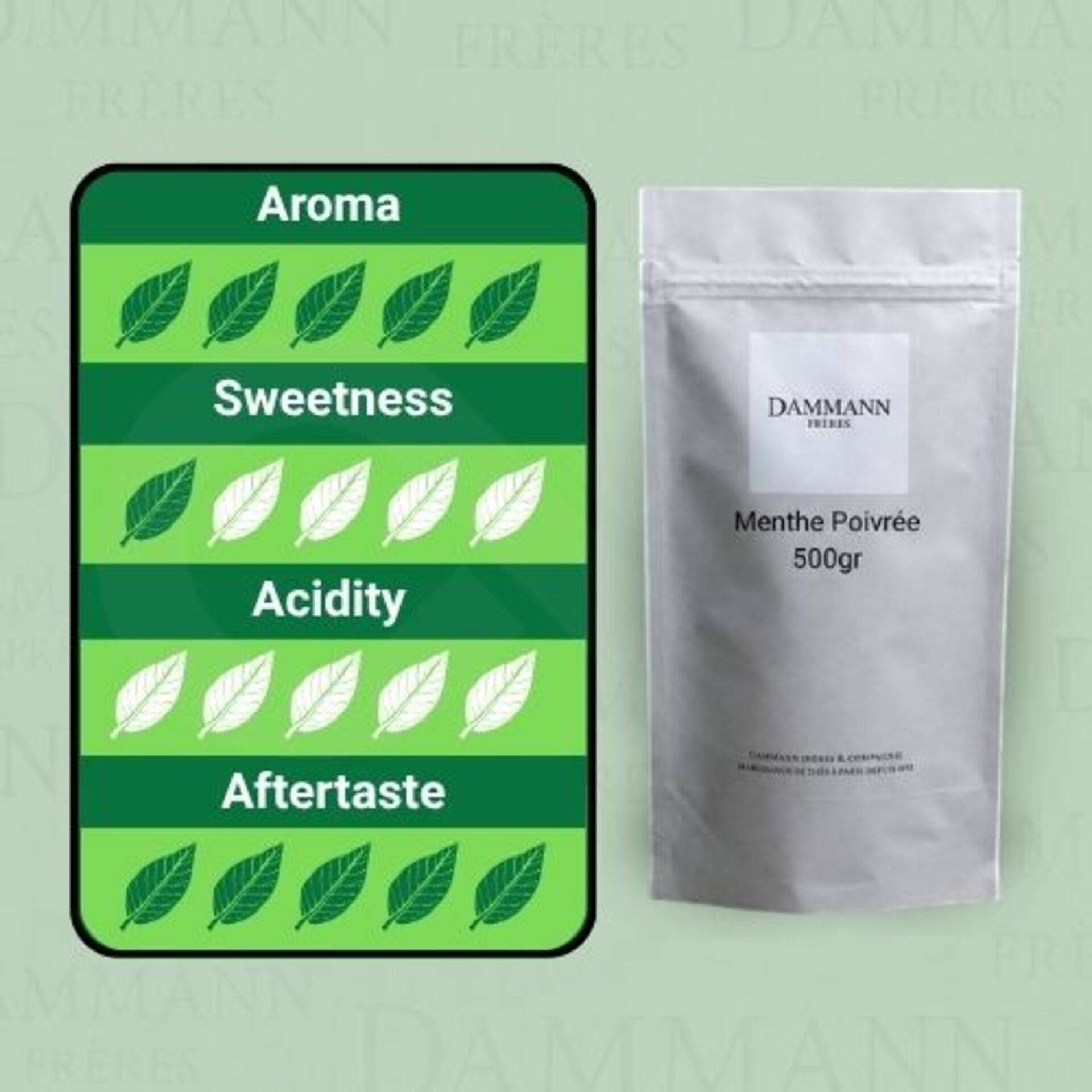 DAMMANN FRÈRES® Chá Menthe Poivrée 500g