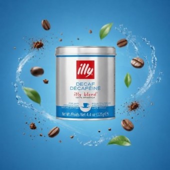 ILLY� Caf� Moulu D�caf�in� 125g