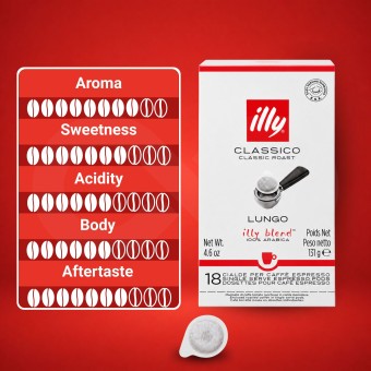 ILLY� Koffiepads Lungo 18 st.