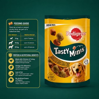 PEDIGREE� Tasty Minis Kurczak i Kaczka 130g