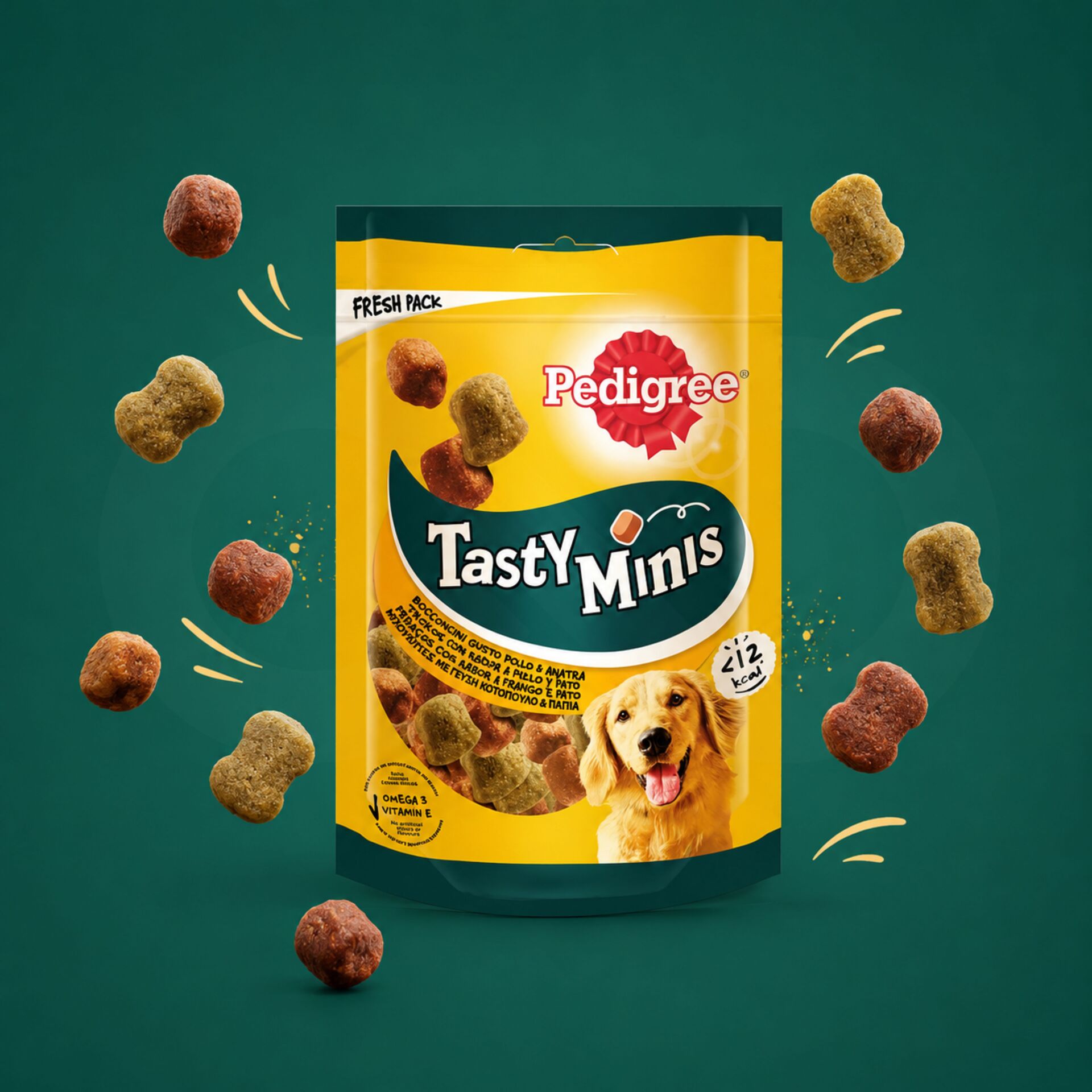 PEDIGREE® Tasty Minis Frango e Pato 130g