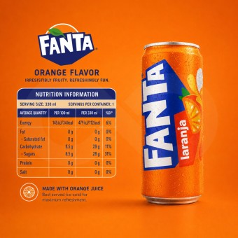 FANTA® Laranja 330ml