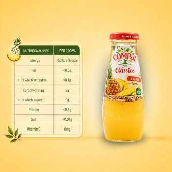 COMPAL® Nektar Ananasowy 200ml