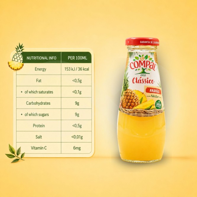 COMPAL® Nektar Ananasowy 200ml