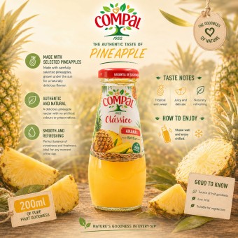 COMPAL® Nektar Ananasowy 200ml
