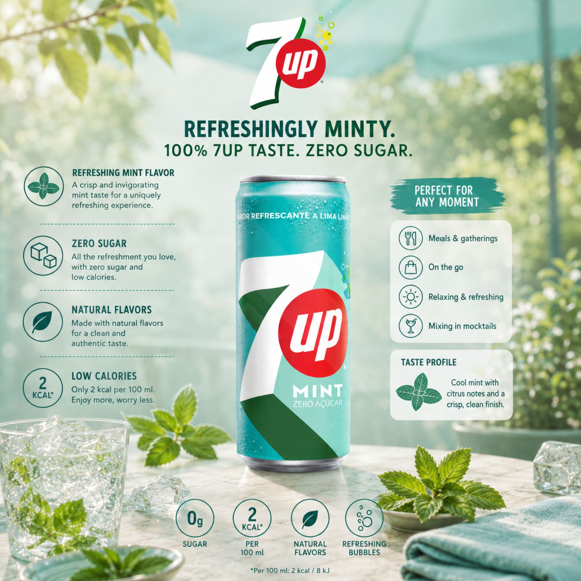 7UP® Menta 330ml