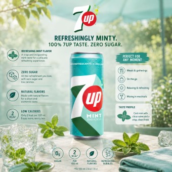 7UP® Menta 330ml