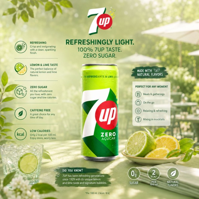 7UP�Original Zero 330ml