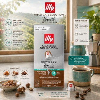 ILLY® Capsule Nespresso Brasil 10 pz.