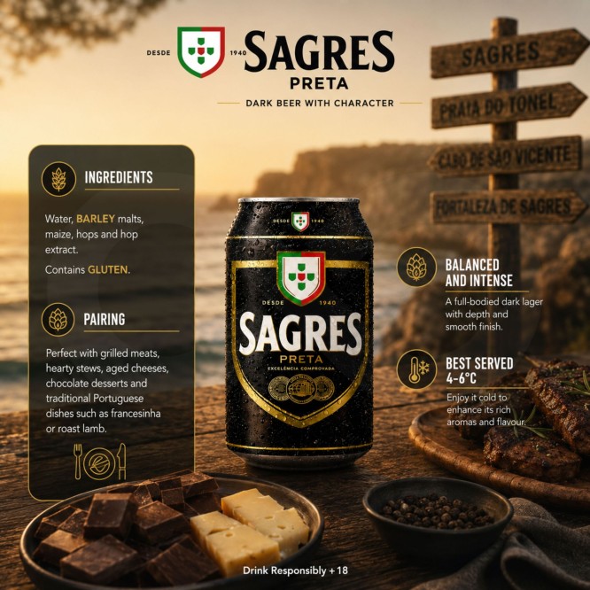 SAGRES® Dunkel Dose 330ml