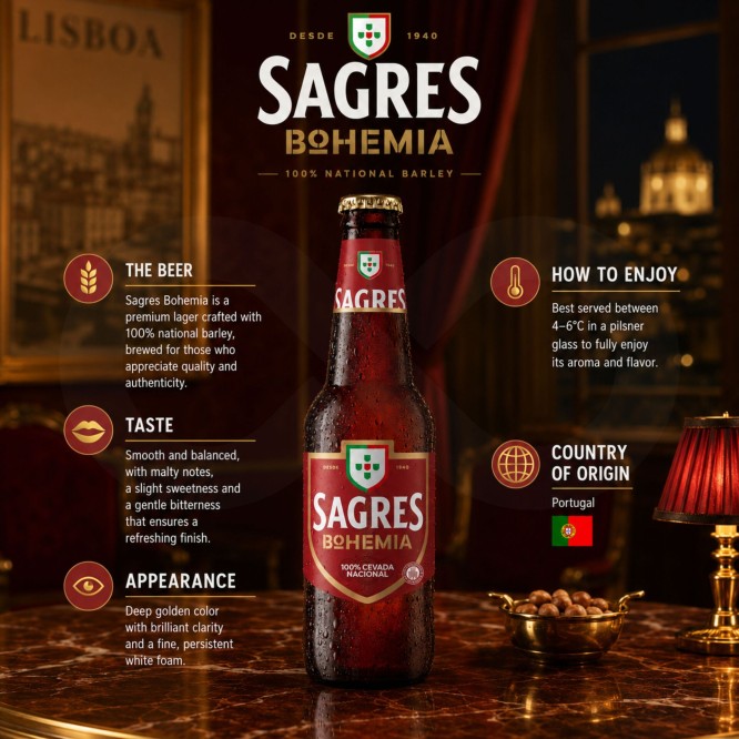 SAGRES� Bohemia 330ml