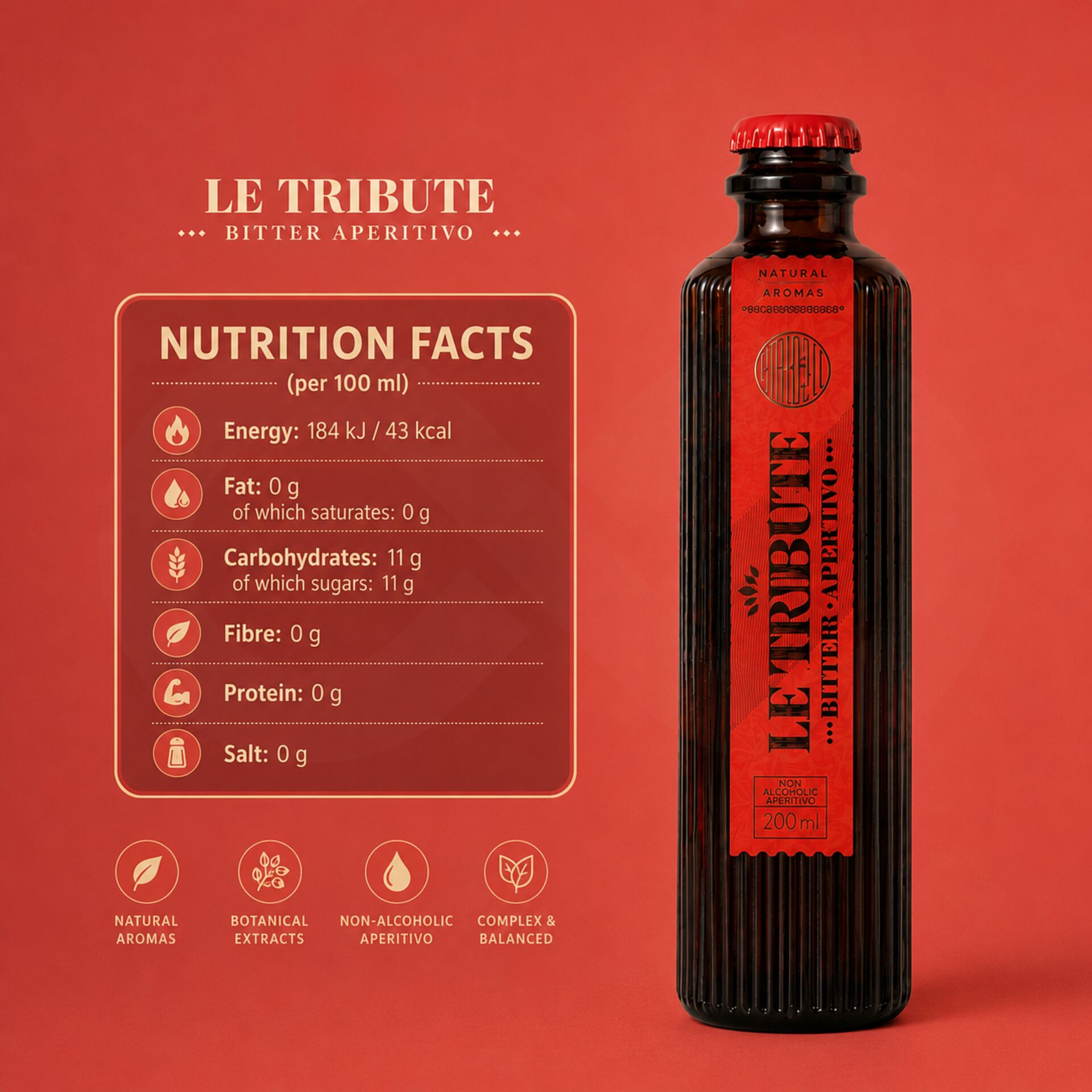 LE TRIBUTEŽ Bitter Aperitief 200ml