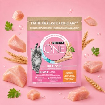 PURINA� ONE Bifensis Junior Pollo 800g