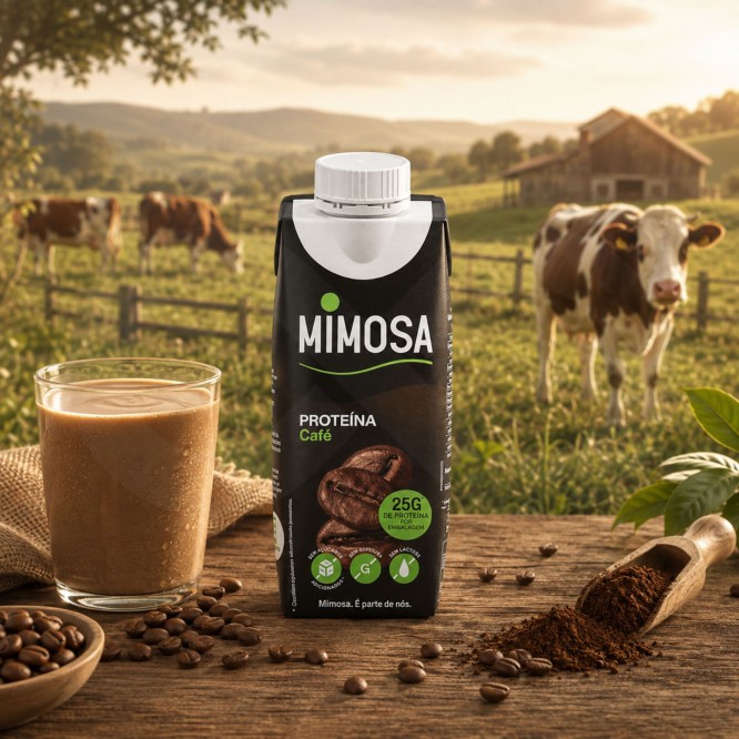 MIMOSA® Leite Magro Proteína de Café 250ml