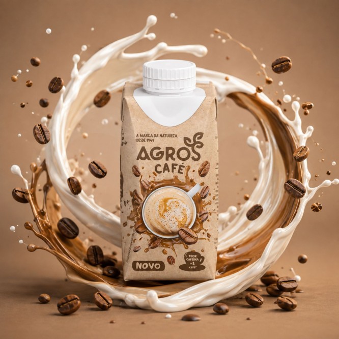 AGROS® Leite Meio-Gordo com Café 200ml