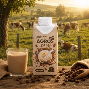 AGROS® Leite Meio-Gordo com Café 200ml