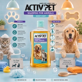 ACTIVPET® Szampon dla Zwierzat 500ml