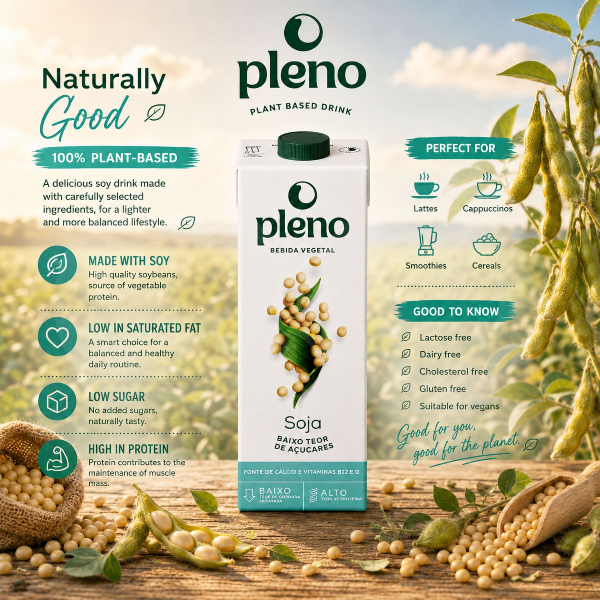 PLENO® Sojadrink 1L