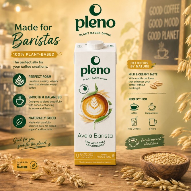 PLENOŽ Oat Barista Plant-Based Drink 1L