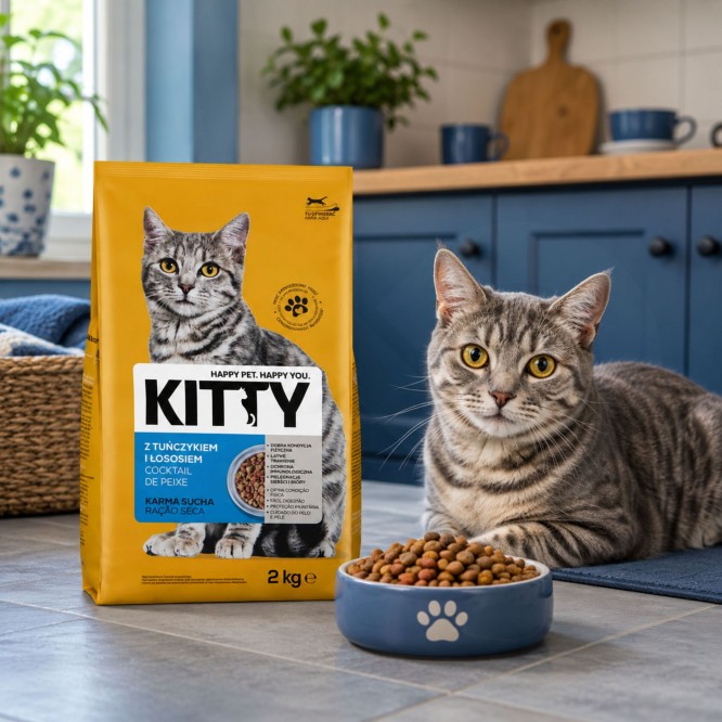 KITTY® Alimento Secco Cocktail di Pesce 2kg