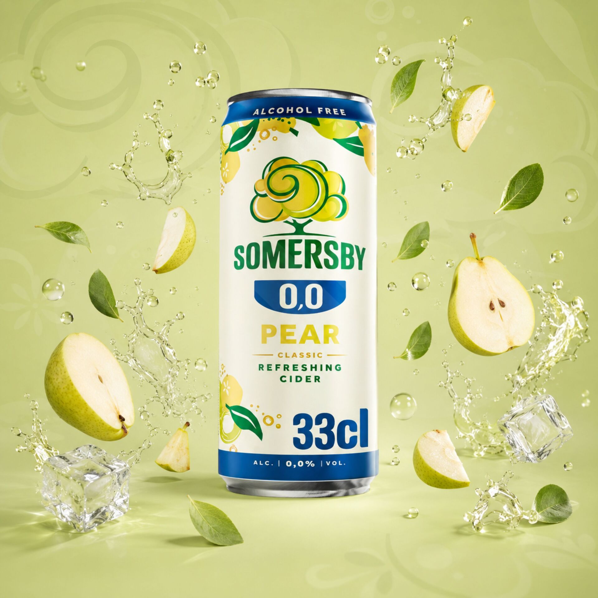 SOMERSBY® Pêra 0.0% Alc. 330ml