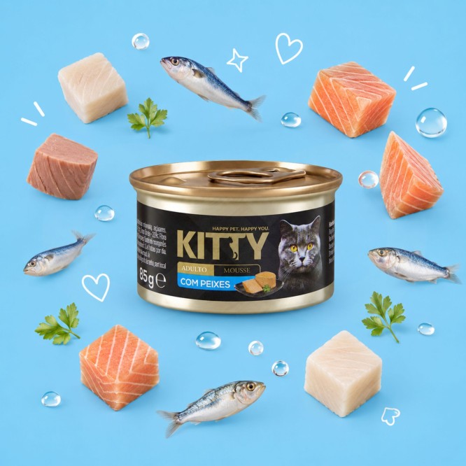 KITTY� Premium Mousse Adult mit Fisch 85g