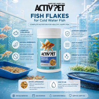 ACTIVPET� Copos para Peces de Agua Fr�a 30g