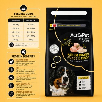 ACTIVPET® Premium Cane Senior al Pollo 4kg