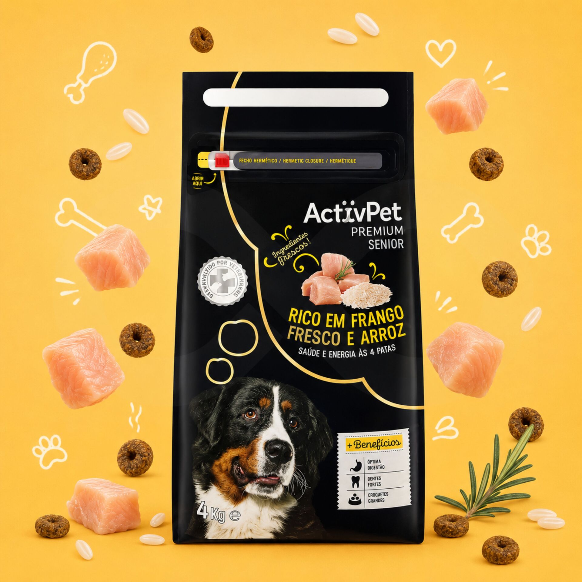 ACTIVPET® Premium Cane Senior al Pollo 4kg