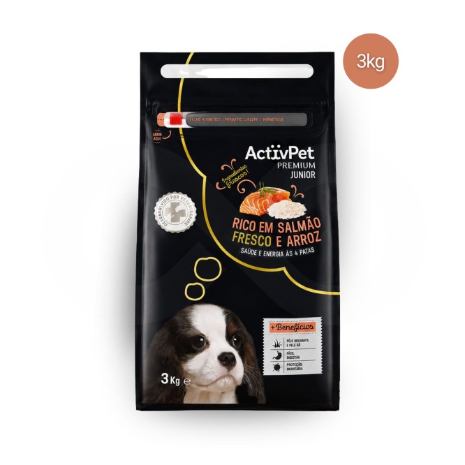 ACTIVPET® Premium Junior Dog Salmon 3kg