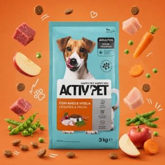 ACTIVPET� Alimento Secco per Cani con Pollame e Vitello 3kg