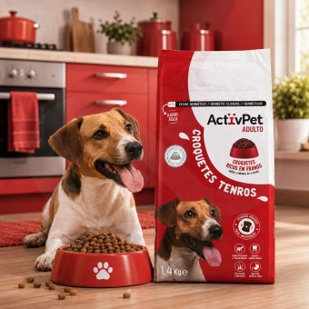 ACTIVPET® Chicken Kibble for Adult Dogs 1.4kg