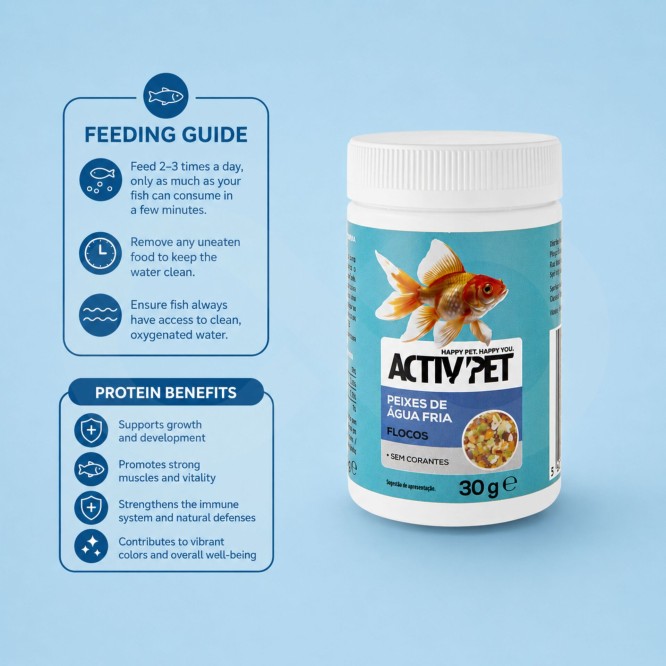 ACTIVPET® Cold Water Fish Flakes 30g