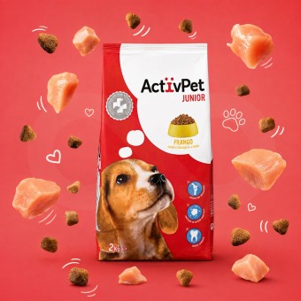 ACTIVPET� Alimento Secco per Cane Junior al Pollo 2kg