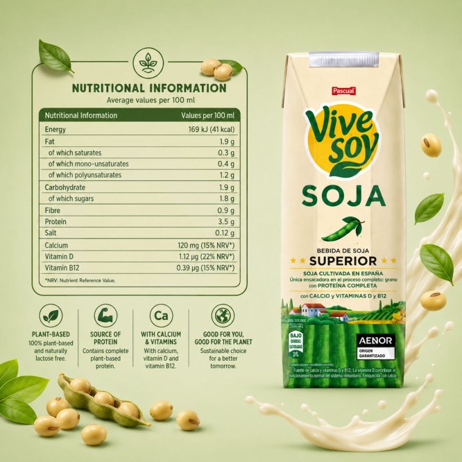 VIVE SOY� Bebida de Soja 250ml