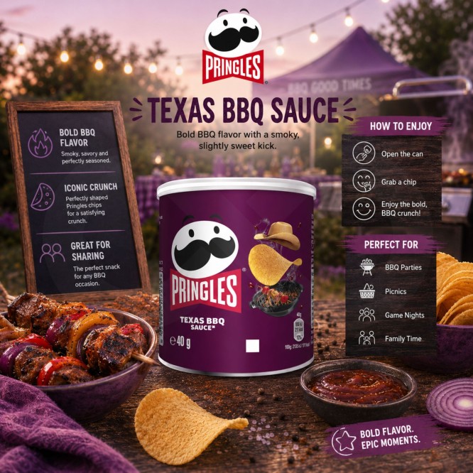 PRINGLES® Texas BBQ Sauce 40g