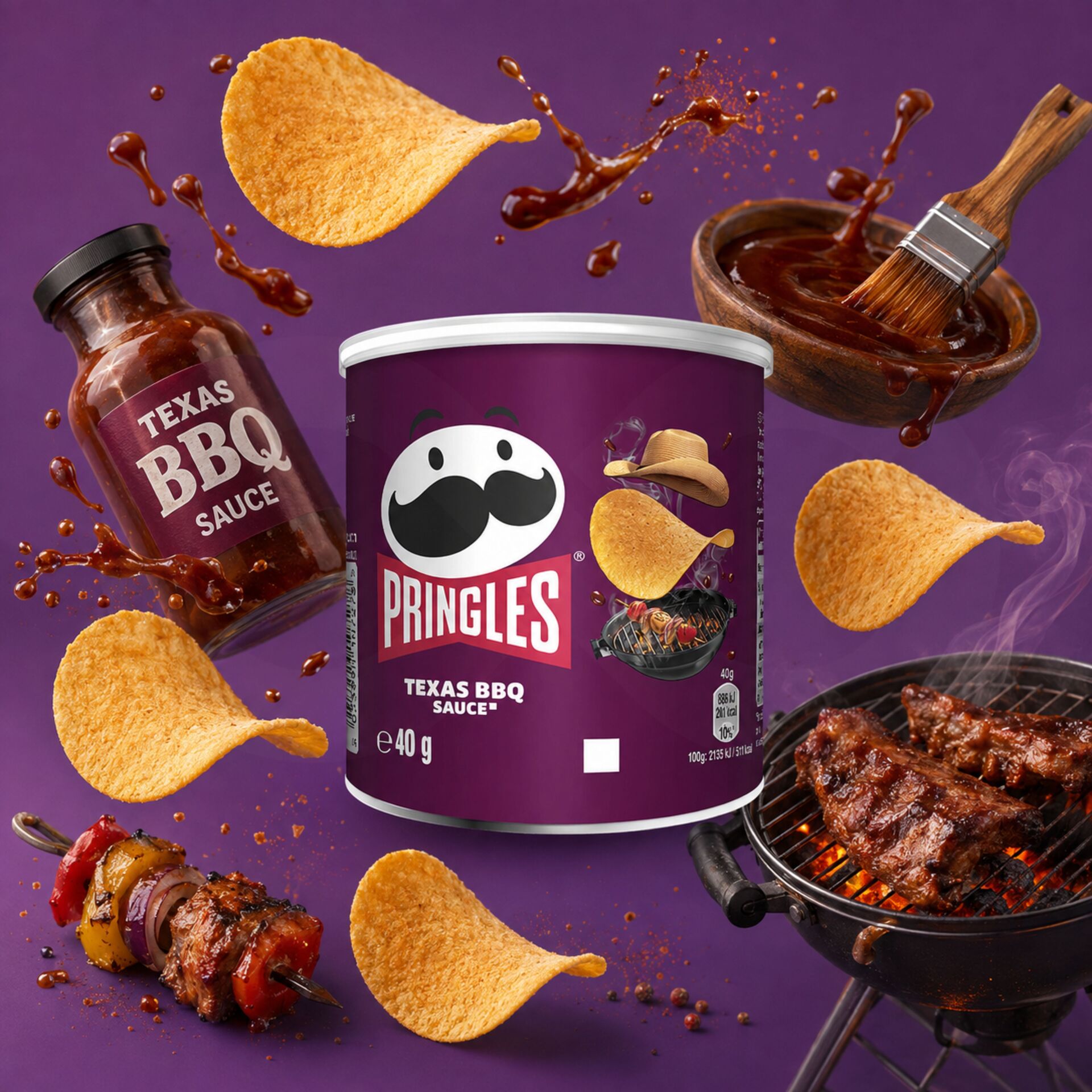 PRINGLES® Texas BBQ Sauce 40g