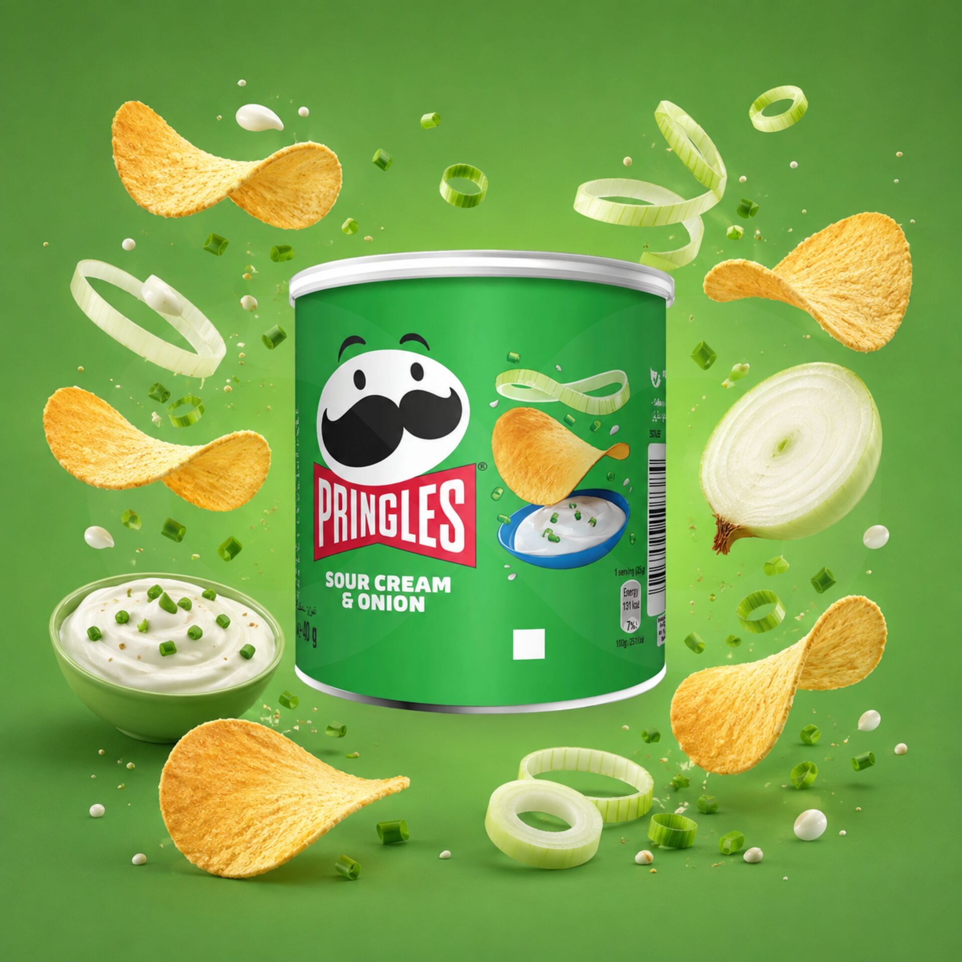 PRINGLES®Sour Cream & Onion 40g